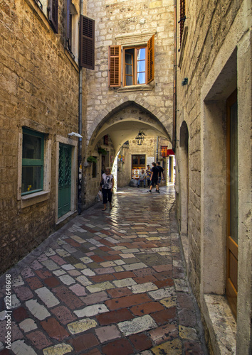 Kotor street  Montenegro 