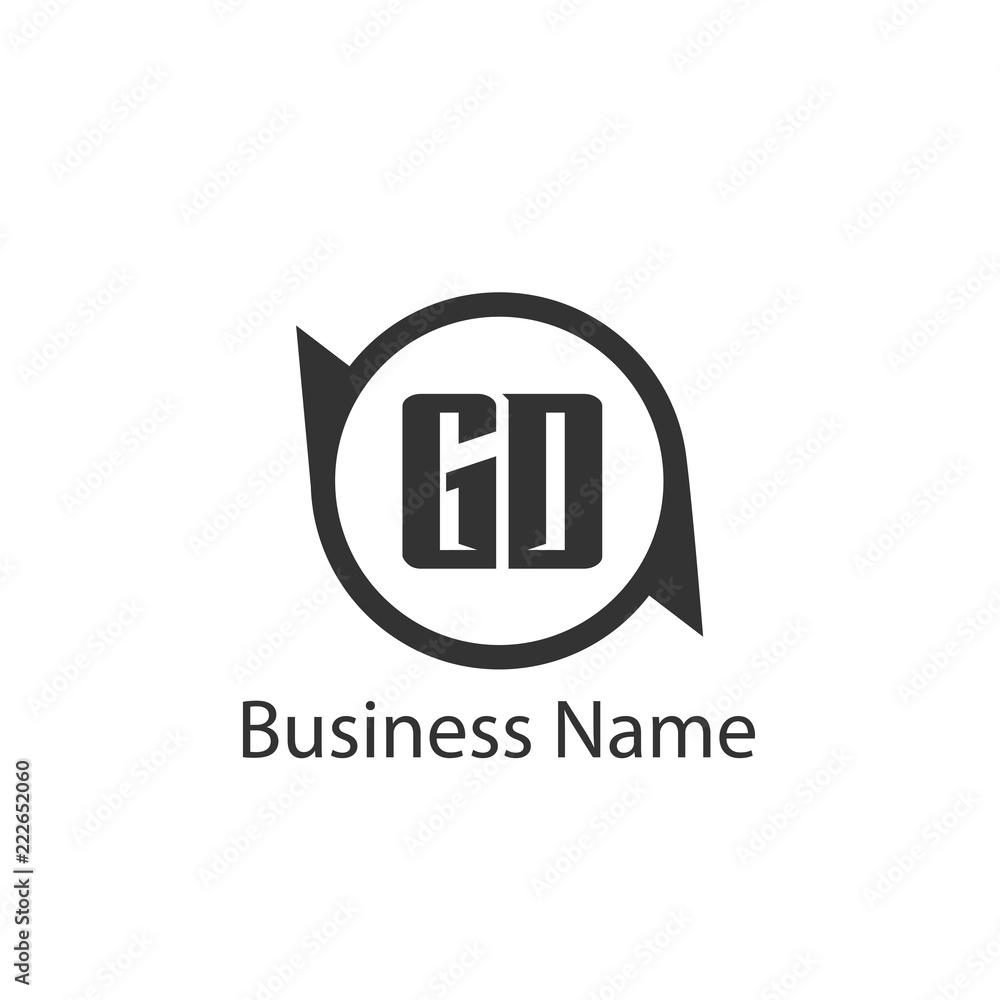 Initial Letter GD Logo Template Design Initial Letter GD Logo Template Design