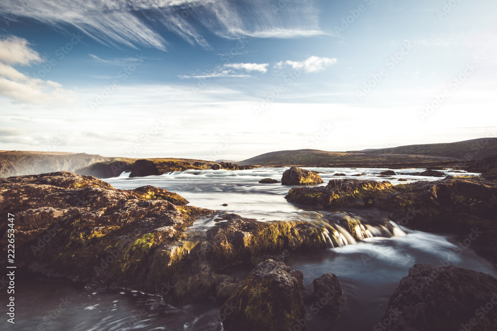 Obraz premium This was my favourite waterfall in Iceland. Godafoss in North Iceland was an amazing site