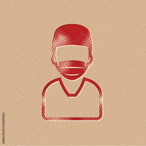 Halftone Icon - Surgeon