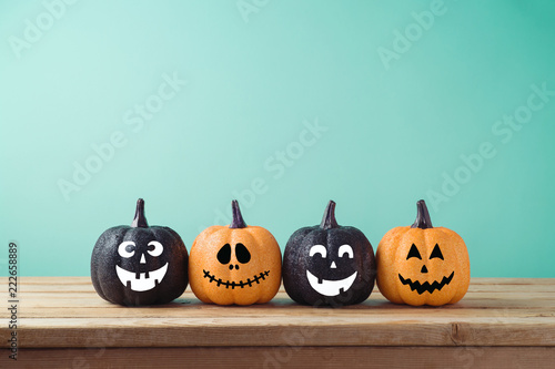 Halloween holiday concept with jack o lantern