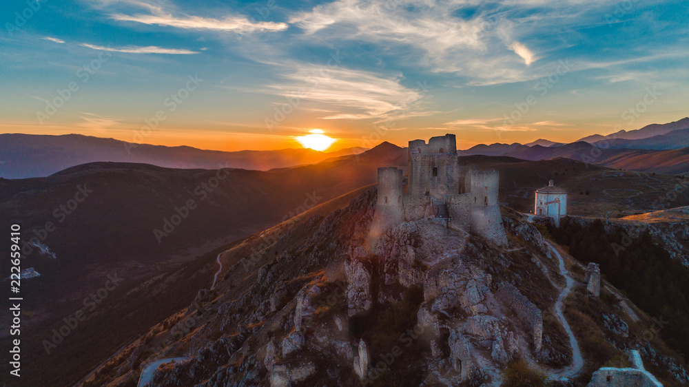 drone tramonto landscape