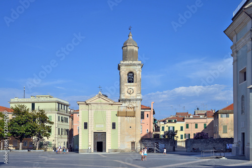 veduta panoramica di alcuni angoli di Loano, Liguria, Italia