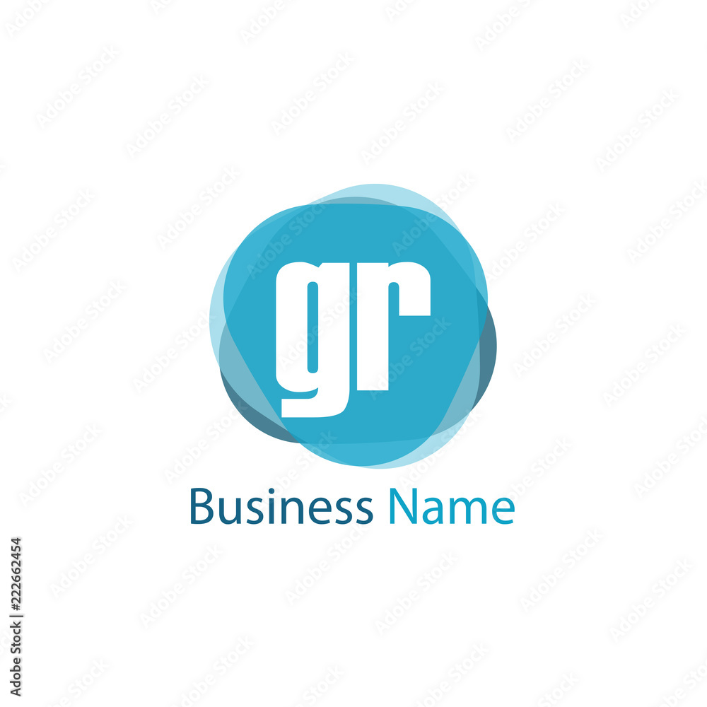 Initial Letter GR Logo Template Design Initial Letter GR Logo Template Design