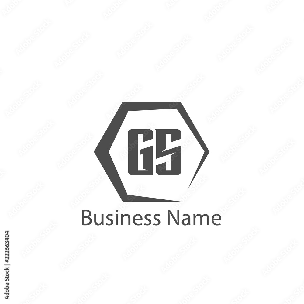 Initial Letter GS Logo Template Design Initial Letter GS Logo Template Design