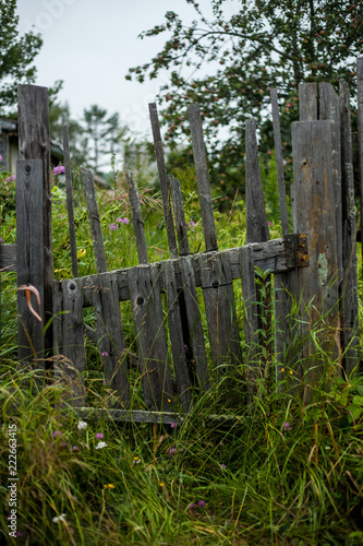 fence with fence and grass