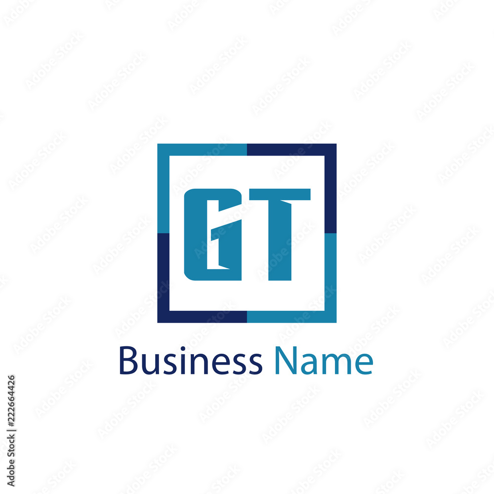 Initial Letter GT Logo Template Design Initial Letter GT Logo Template Design