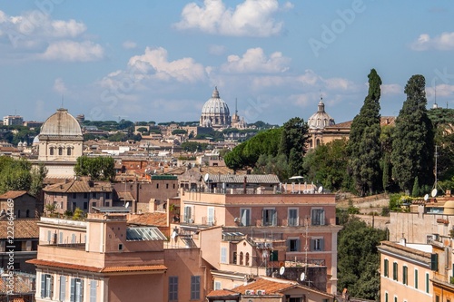 Ausblick über Rom zum Petersdom