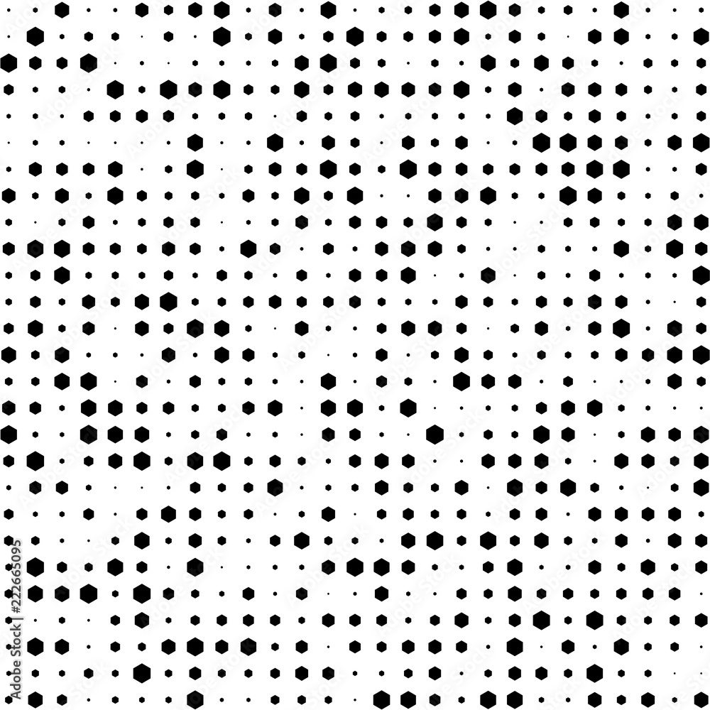 halftone hexagon pattern vector background Stock Vector | Adobe Stock