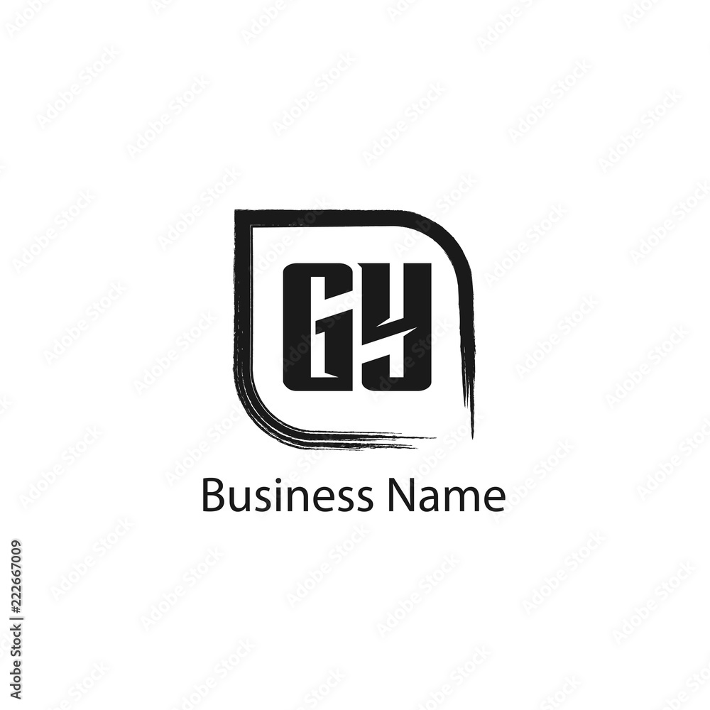 Initial Letter GY Logo Template Design Initial Letter GY Logo Template Design