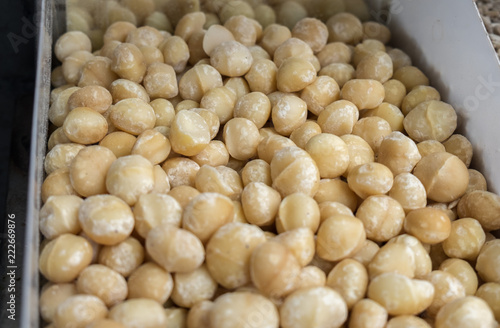 Macadamia nuts for sale at the city market