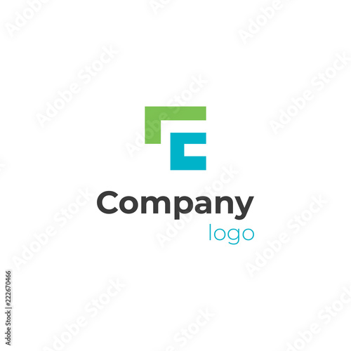 Free Download EC Letter Logo - GFXLoad