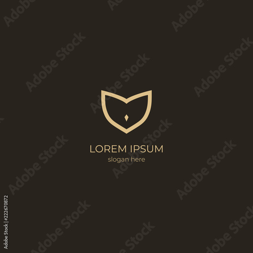 owl logo. vector design