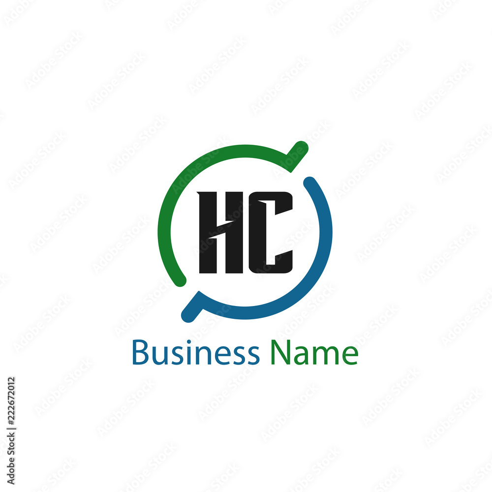 Initial Letter HC Logo Template Design Initial Letter HC Logo Template Design