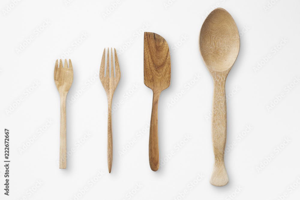 Kitchenware isolate on white paper texture background Kitchenware isolate on white paper texture background