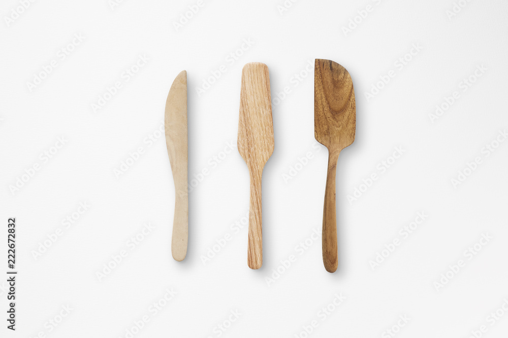 Kitchenware isolate on white paper texture background Kitchenware isolate on white paper texture background