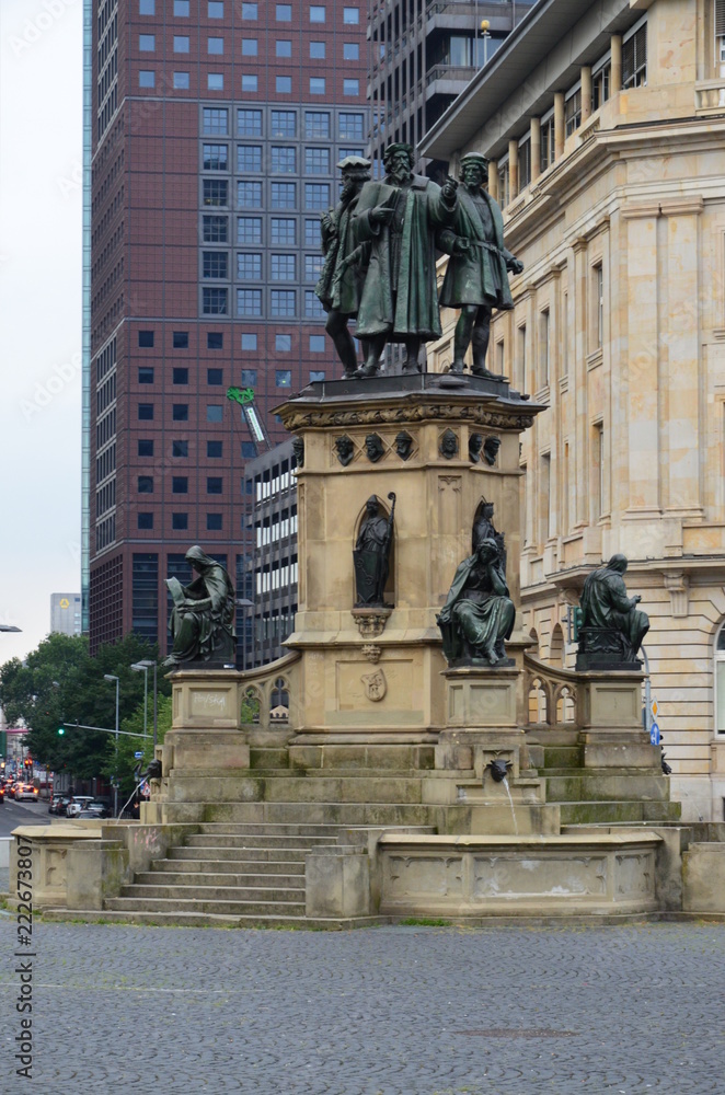 Johannes Gutenberg monument Frankfurt