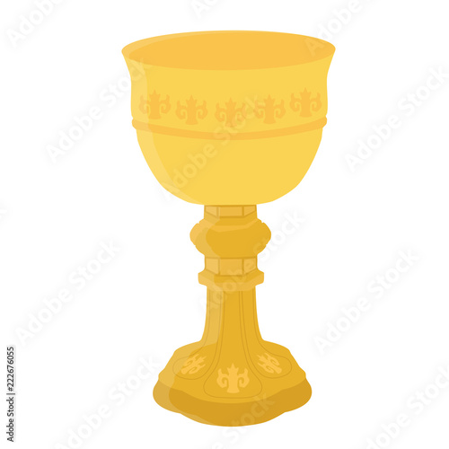 Church chalice vector