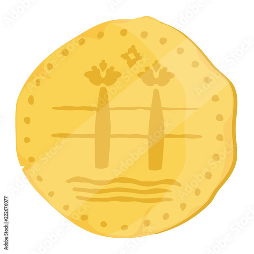 Old golden coin