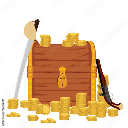 Pirate adventure illustration