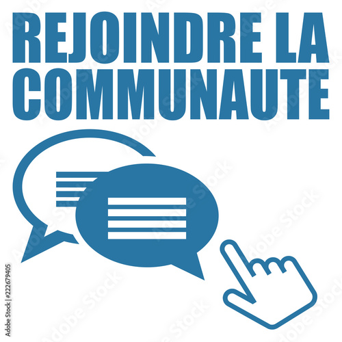 Logo rejoindre la communauté.