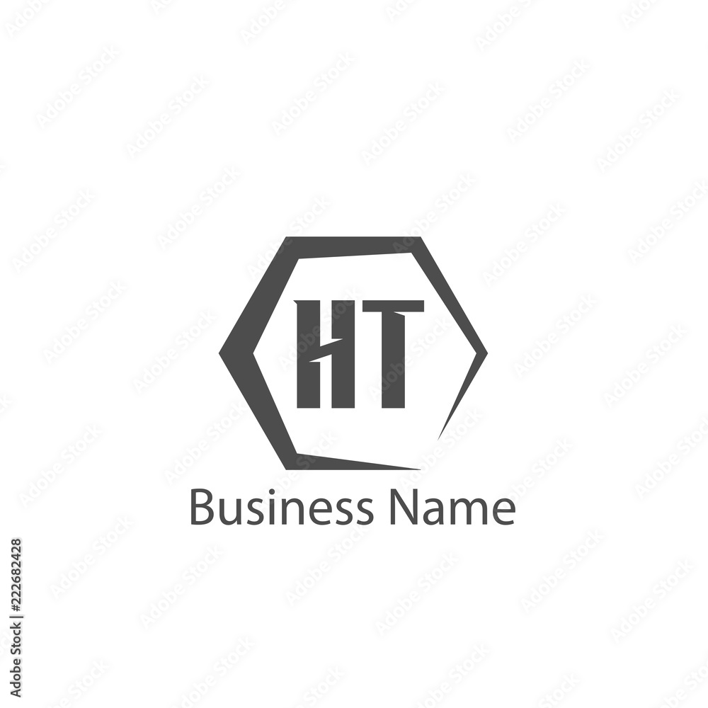 Initial Letter HT Logo Template Design Initial Letter HT Logo Template Design