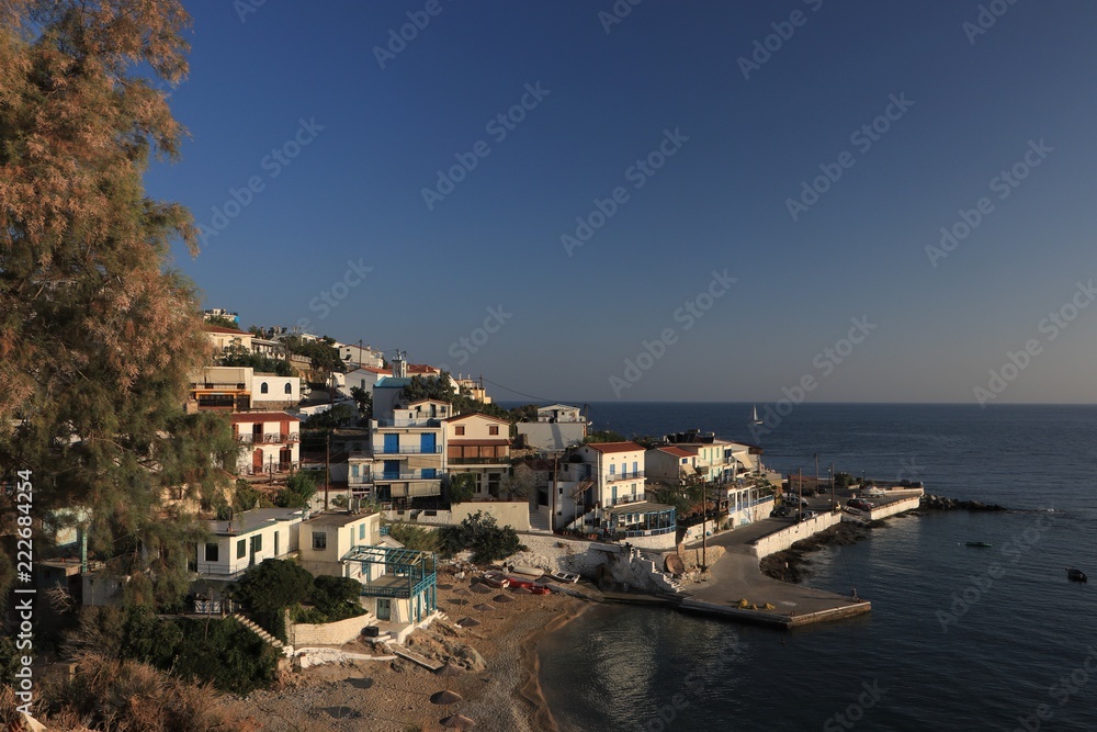 picturesque greek fishing village, Armenistis, Greece
