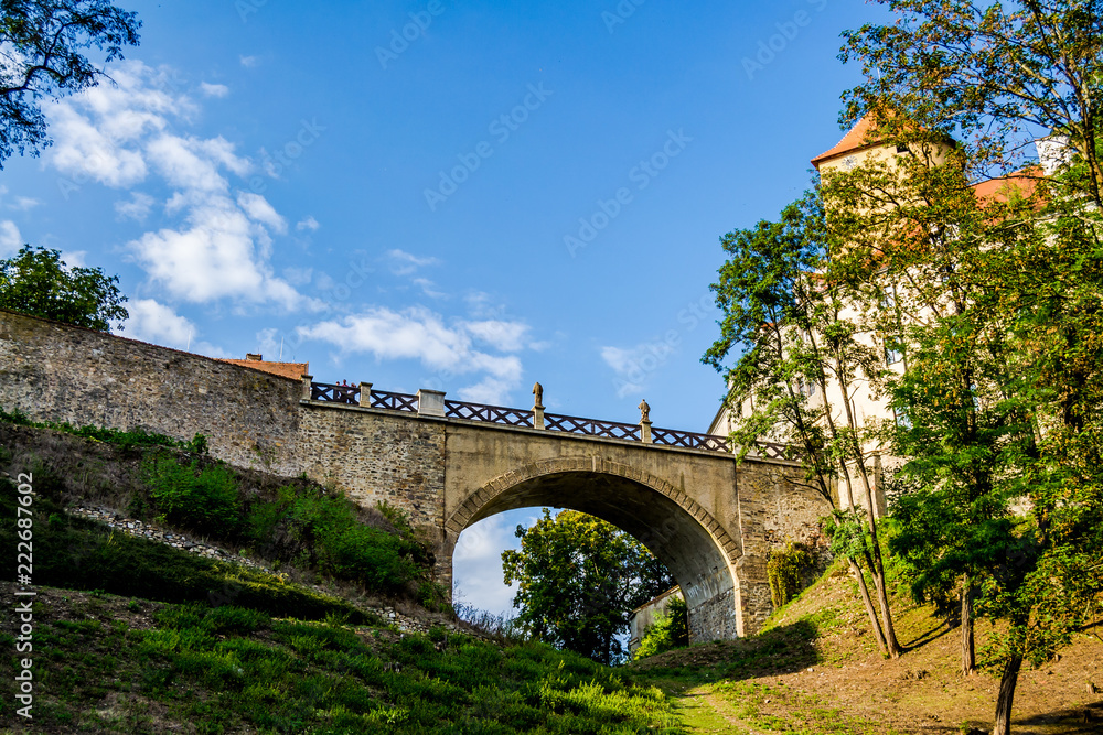 The bridge of the Veveří Castle