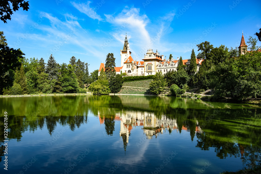 castle by the lake