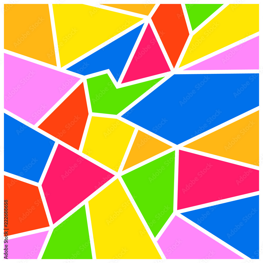 Abstract colour background with polygons and triangles Abstract colour background with polygons and triangles