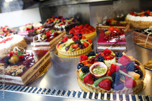 cakes in bakery