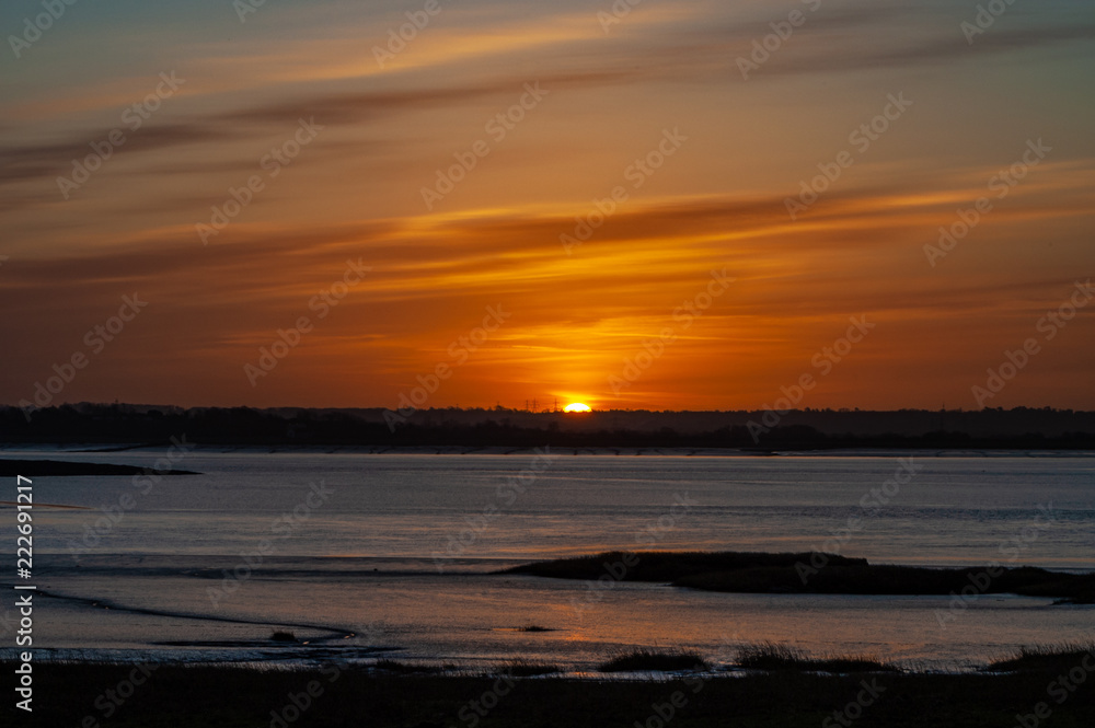 Fototapeta premium River Severn sunrise