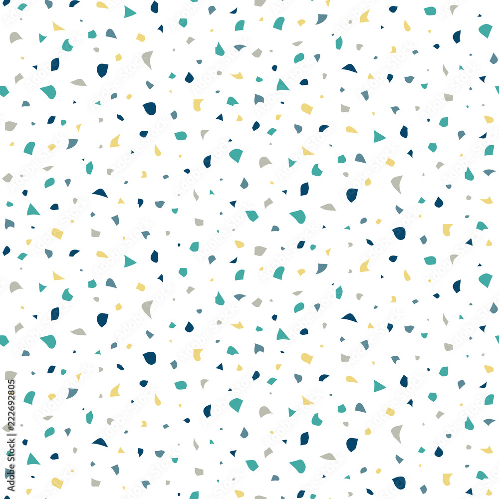 Terrazzo seamless pattern. Abstract repeated texture. Vector background. Terrazzo seamless pattern. Abstract repeated texture. Vector background.