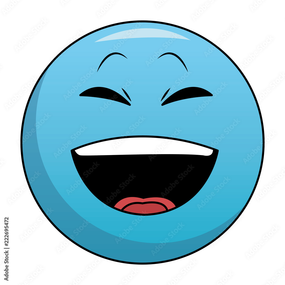 Laugh chat emoticon Laugh chat emoticon