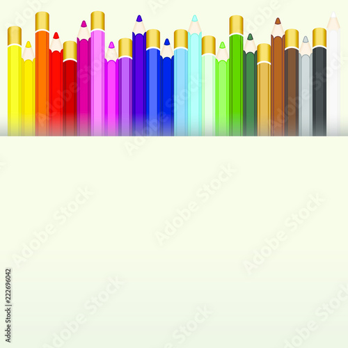 Color pencils background