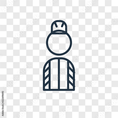 worker icons isolated on transparent background. Modern and editable worker icon. Simple icon vector illustration.