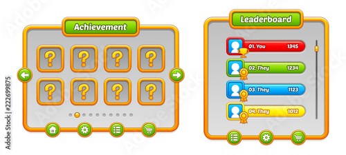 Game User Interface Templates