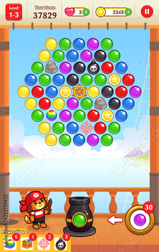 Cannon Ball Shooter Game Assets