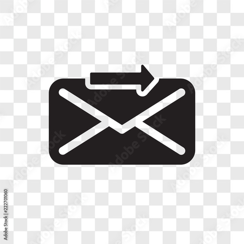 send icons isolated on transparent background. Modern and editable send icon. Simple icon vector illustration.
