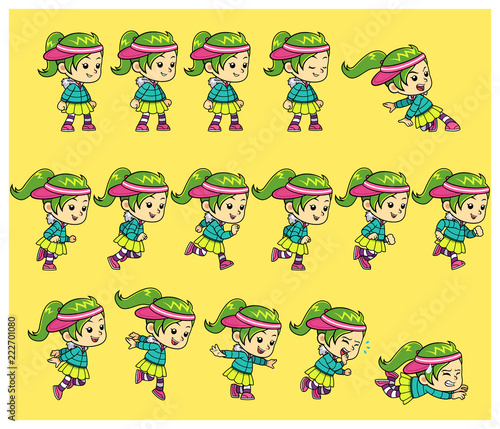 Dance Girl Game Sprites