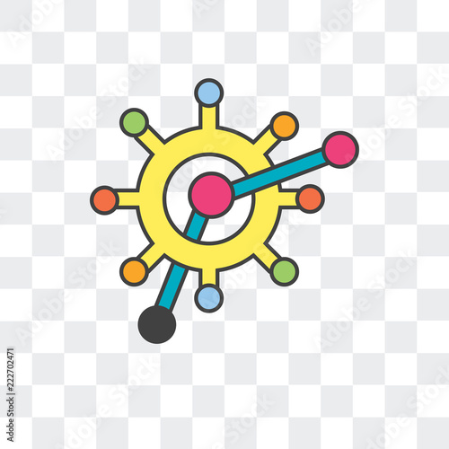 organism icon isolated on transparent background. Modern and editable organism icon. Simple icons vector illustration.