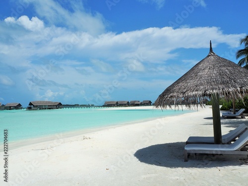 the beach in Maldives