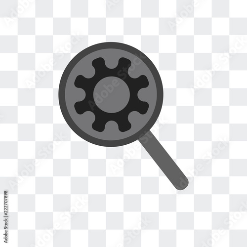 optimization icon isolated on transparent background. Modern and editable optimization icon. Simple icons vector illustration.