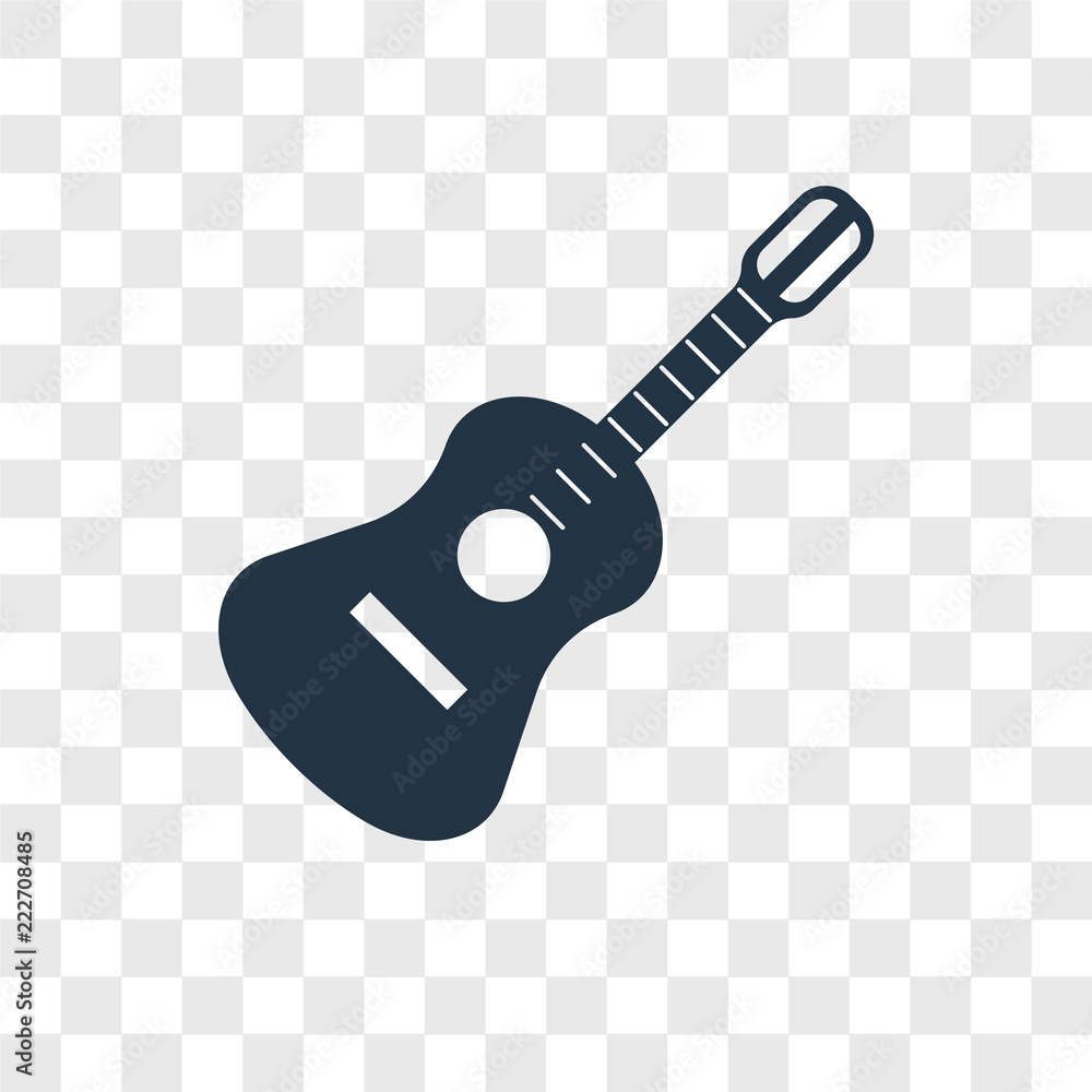 guitar icons isolated on transparent background. Modern and editable guitar  icon. Simple icon vector illustration. Stock Vector | Adobe Stock