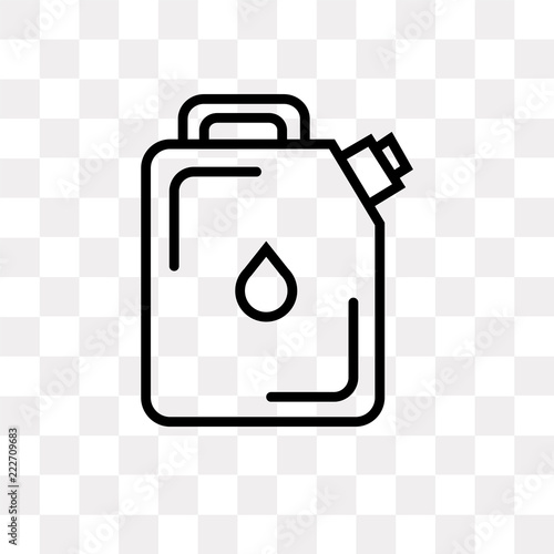 fuel icon on transparent background. Modern icons vector illustration. Trendy fuel icons