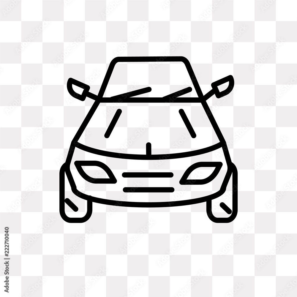drift car icon on transparent background. Modern icons vector illustration.  Trendy drift car icons Stock Vector