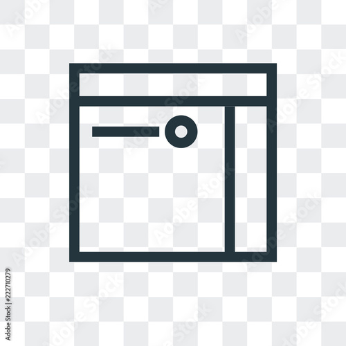 cit card icon isolated on transparent background. Modern and editable cit card icon. Simple icons vector illustration.