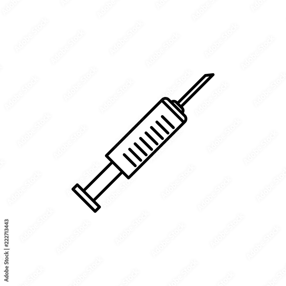injection icon. Element of plastic surgery icon for mobile concept and web apps. Thin line injection icon can be used for web and mobile injection icon. Element of plastic surgery icon for mobile concept and web apps. Thin line injection icon can be used for web and mobile