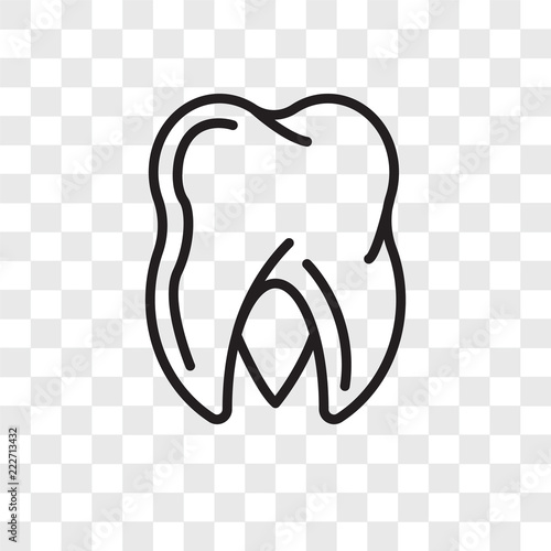 molar icons isolated on transparent background. Modern and editable molar icon. Simple icon vector illustration.