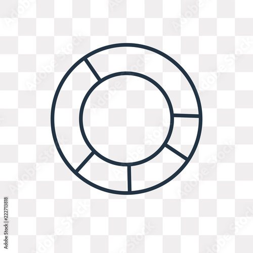 pie chart icon on transparent background. Modern icons vector illustration. Trendy pie chart icons